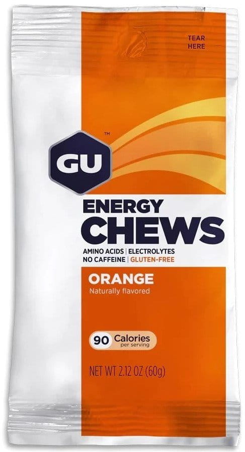 Gels énergétiques GU Energy Chews 60 g Orange