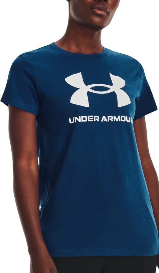 Тениска Under Armour UA W SPORTSTYLE LOGO SS-BLU