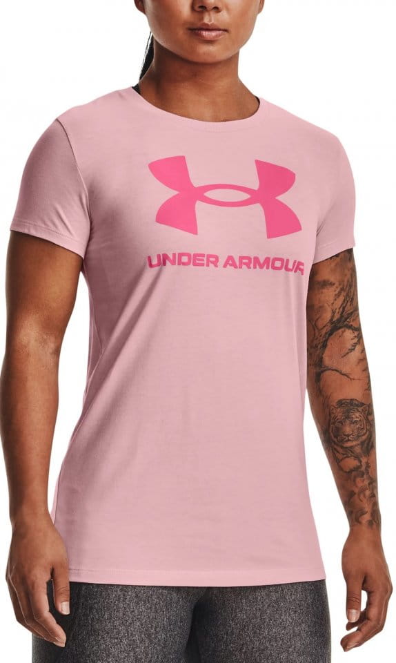 Тениска Under Armour UA SPORTSTYLE LOGO SS-PNK