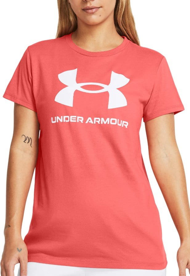 Тениска Under Armour UA W SPORTSTYLE LOGO SS-PNK