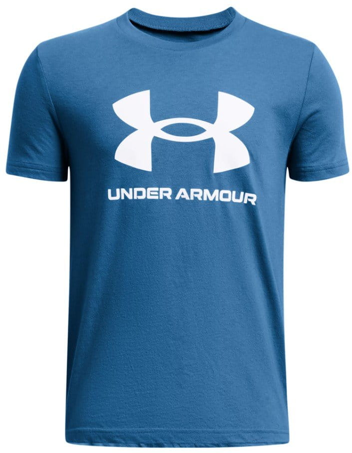 Тениска Under Armour UA B SPORTSTYLE LOGO SS-BLU