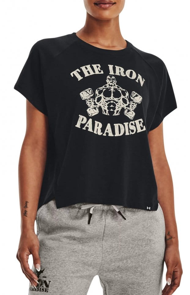 Тениска Under Armour UA PJT ROCK VINTAGE IRON SS-BLK