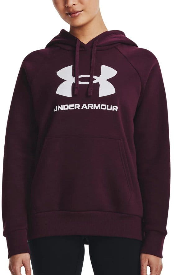 Суитшърт с качулка Under Armour UA Rival Fleece Big Logo Hdy-MRN
