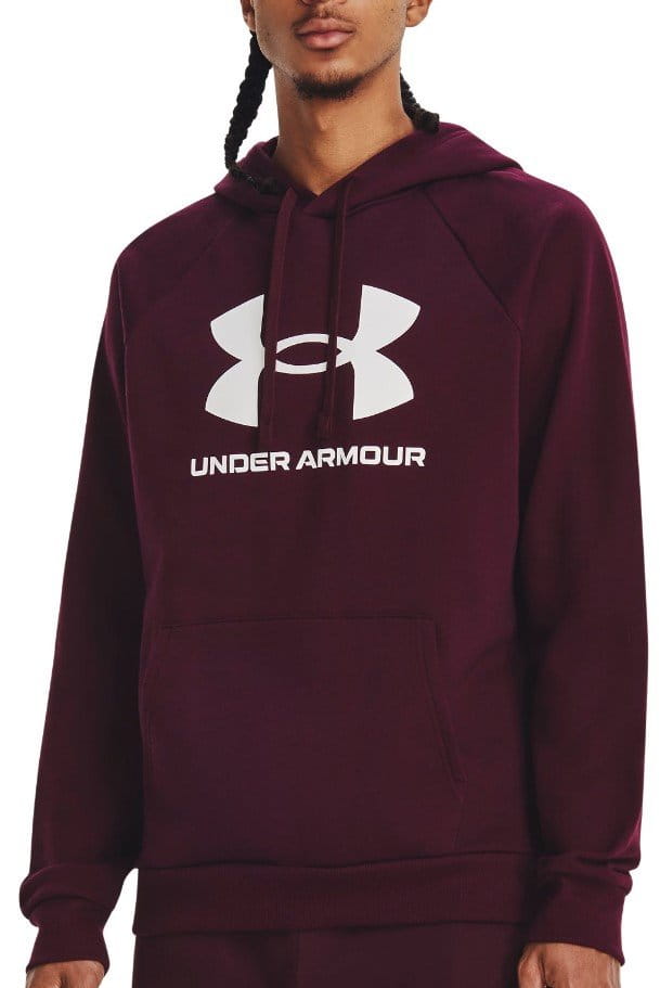 Суитшърт с качулка Under Armour UA Rival Fleece Logo HD-MRN