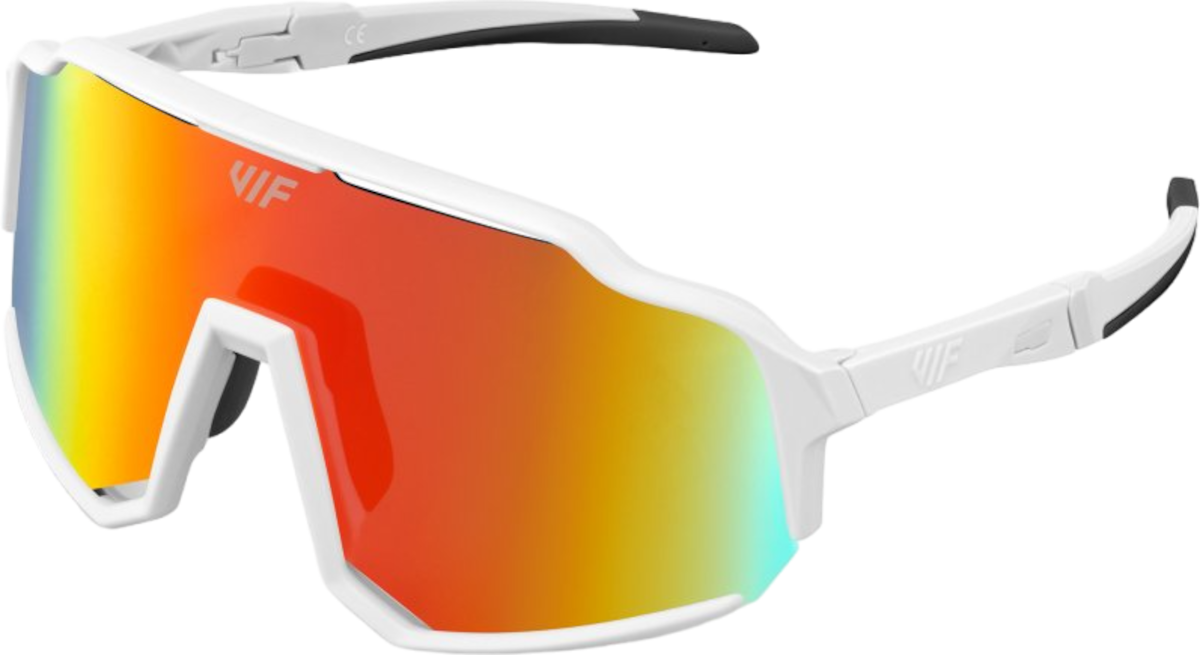 Очила за слънце VIF Two White x Red Polarized