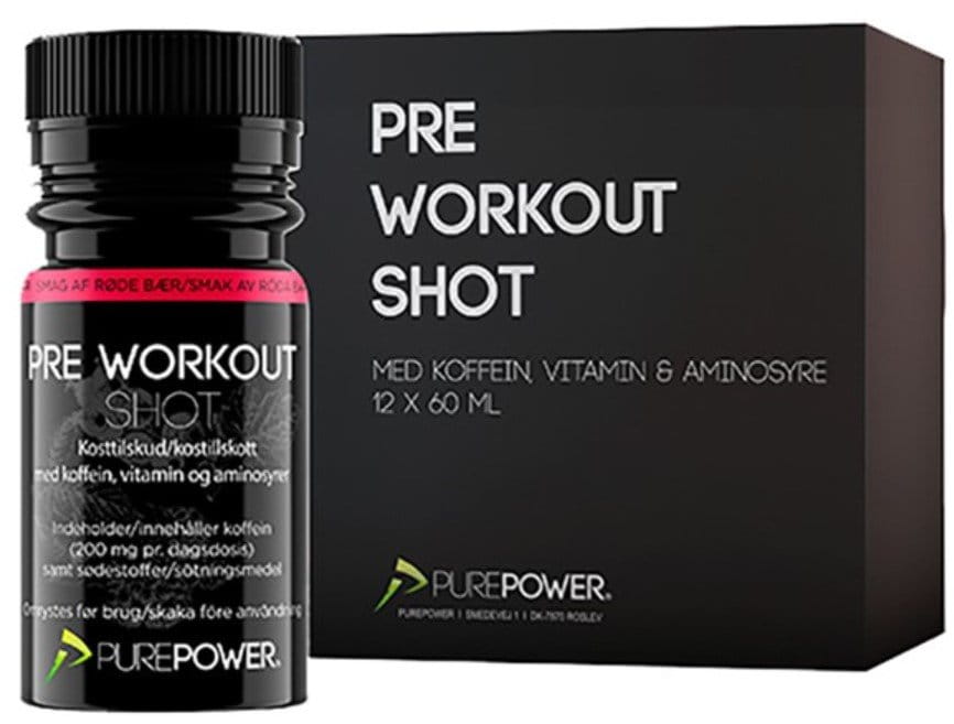 Напитка Pure Power Pre Workout Shot 60 ml