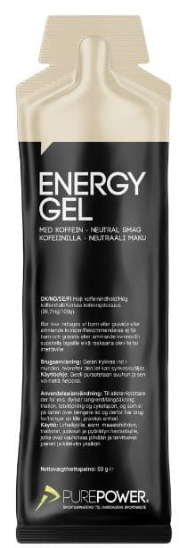 Gels énergétiques Pure Power Energy Gel Caffeine: Neutral 60 g