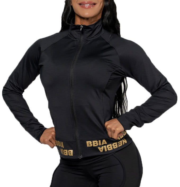 Суитшърт NEBBIA Women s Zip-Up Jacket INTENSE Warm-Up Gold