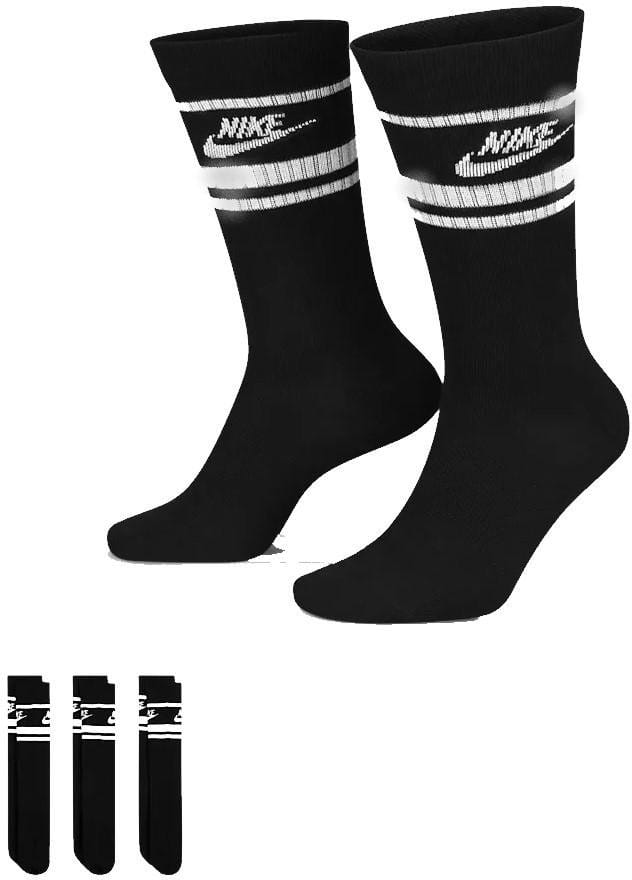 Чорапи Nike Essential Crew Stripe Socks Black