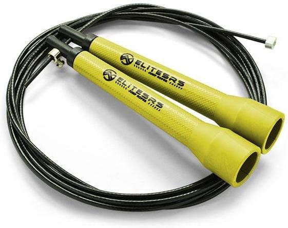 Въже за скачане ELITE SRS Ultra Light 3.0 Yellow Handles / Black Cable